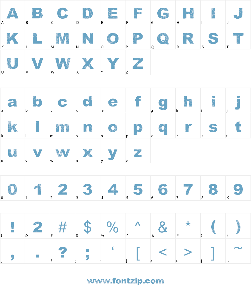 Keep Singing Font Character